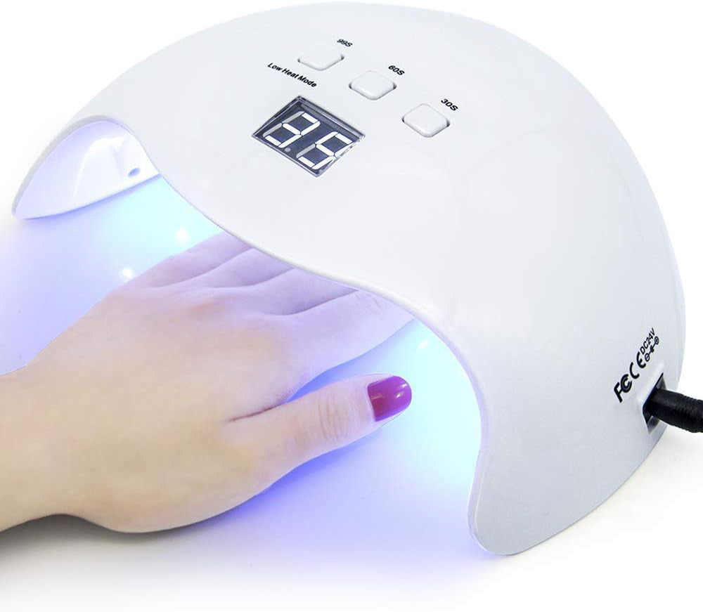 Professional Gel Nail Lamp 40W Gel Curing Lamp with 3 Timers UV LED Curing System with LCD screen
