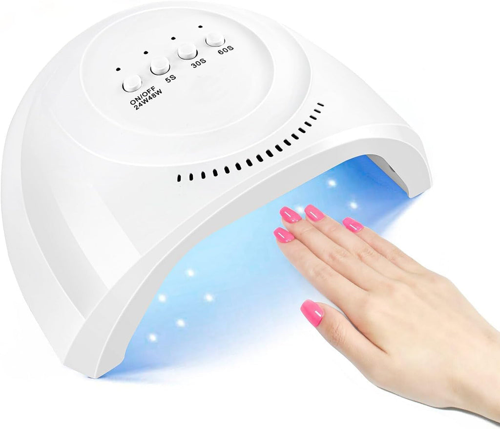 Best UV LED Lamp with 30 Light Beads for gel nails, salon gel nail lamp with Automatic Sensor