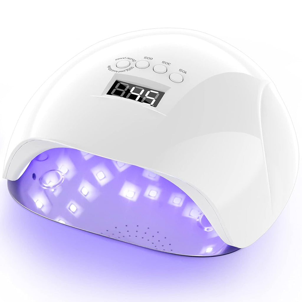 UV Led Curing System 150W, Led Gel Nail Polish with 4 Timer Setting, Professional Led Nail Lamp with Automatic Sensor