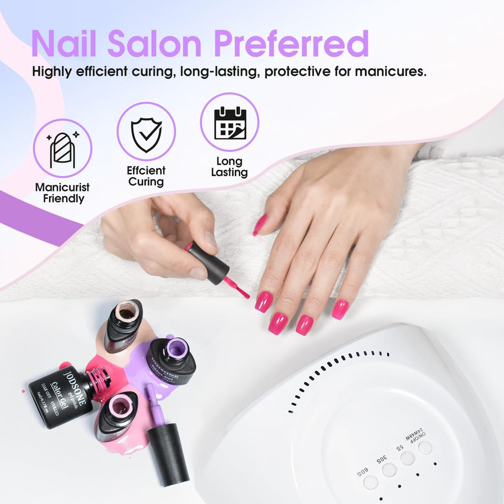 Best UV LED Lamp with 30 Light Beads for gel nails, salon gel nail lamp with Automatic Sensor