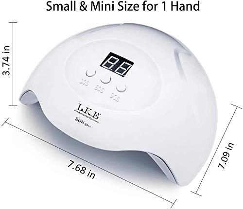 LED Light Nail Lamp for Gel Nails 3 Timers Good UV Nail L amp for Regular Polish Nail Dryer for Gel Nails