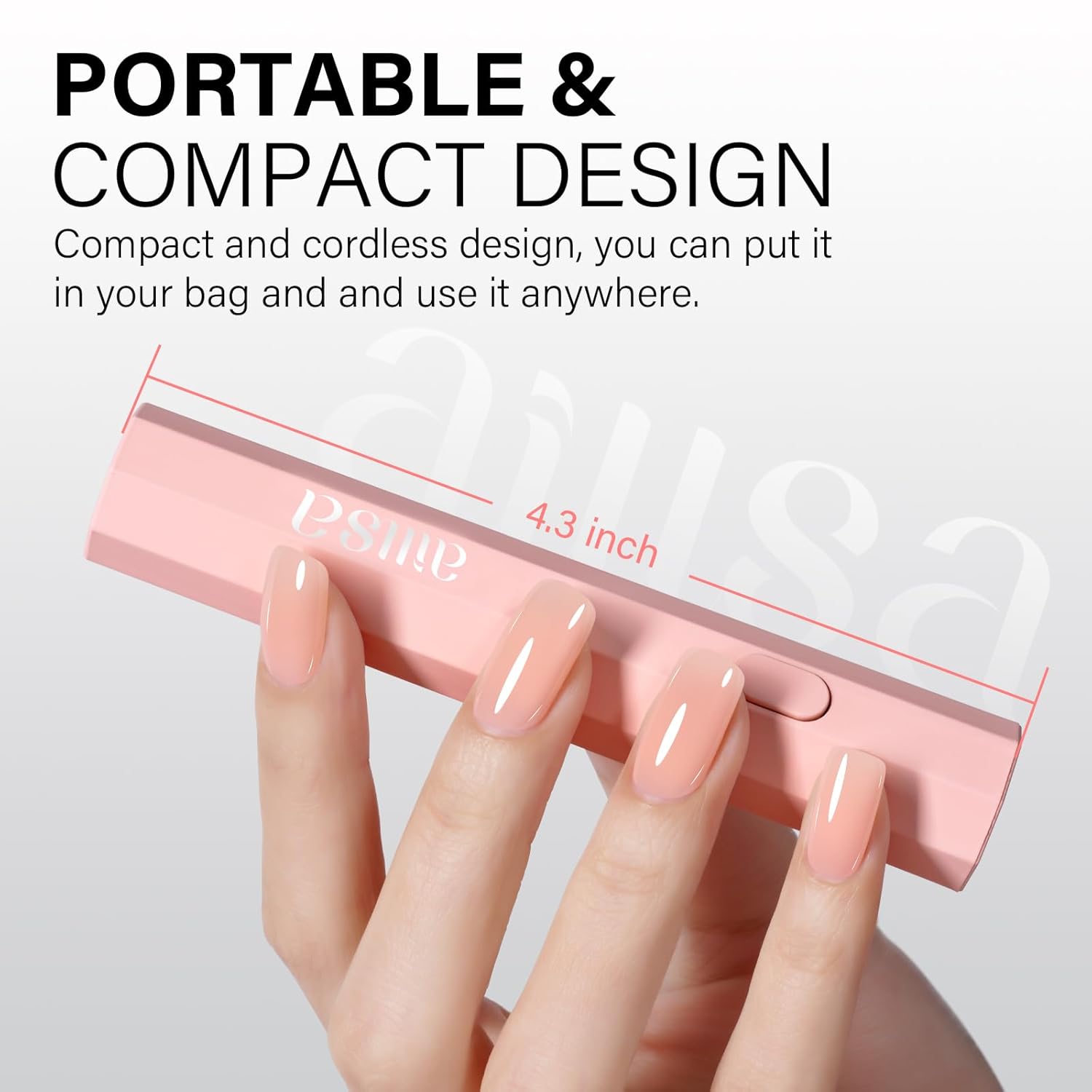 Best Handheld Gel Nail Polish Dryer for Gel Nails, Best Mini Cordless LED Nail Lamp for Fast Drying Home Salon