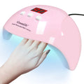 Nail Light 54W Portable Professional Curing Lamp for Gel Nails LED Light Lail Lamp