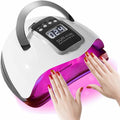 Professional Table Nail Lamp 280W Manicure UV Light for Gel Nails Technician Lamp with LCD Screen