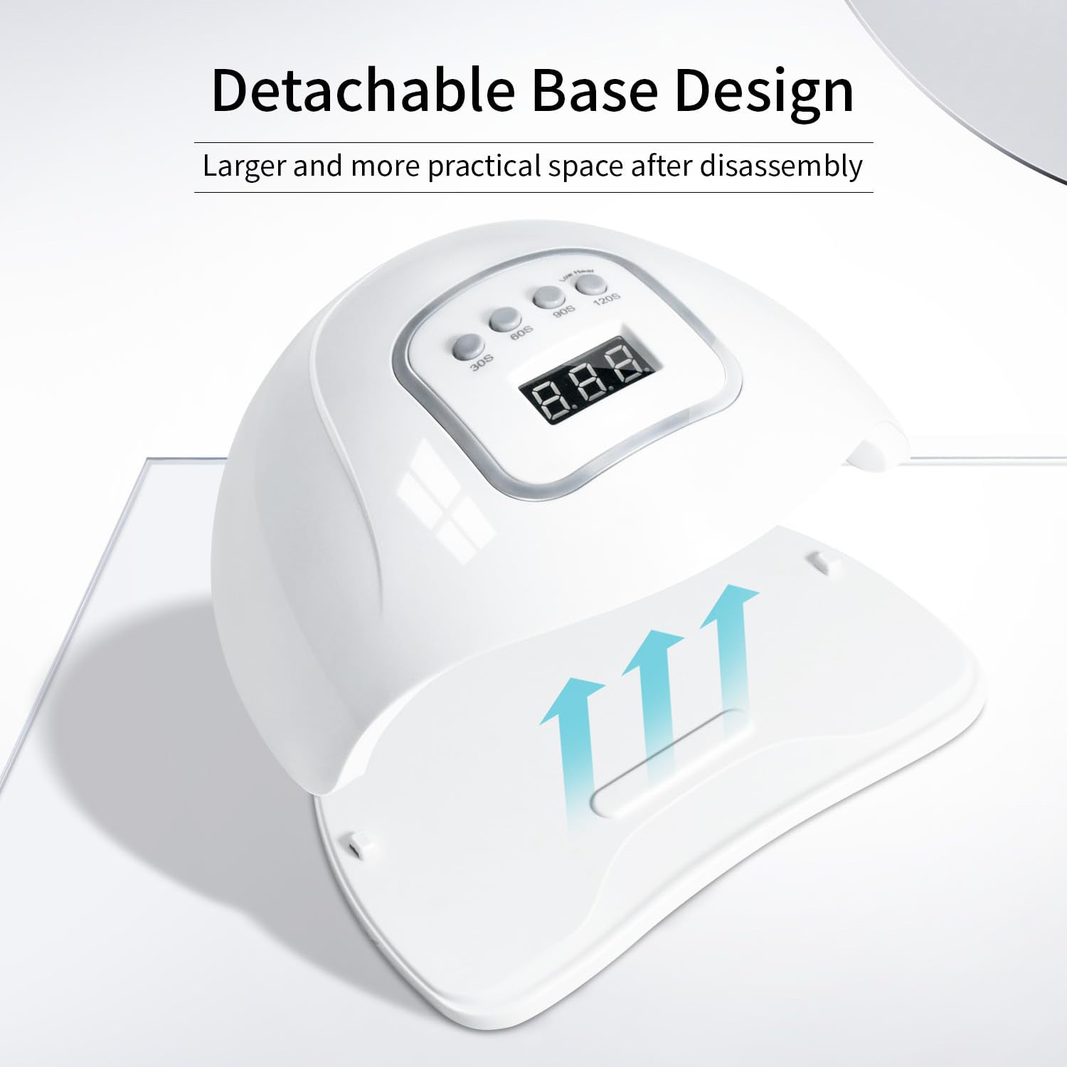 Best Curing Lamp for Gel Nails, Gel Nail Lamp LED Nail Light with Automatic Sensor & 4 Timers