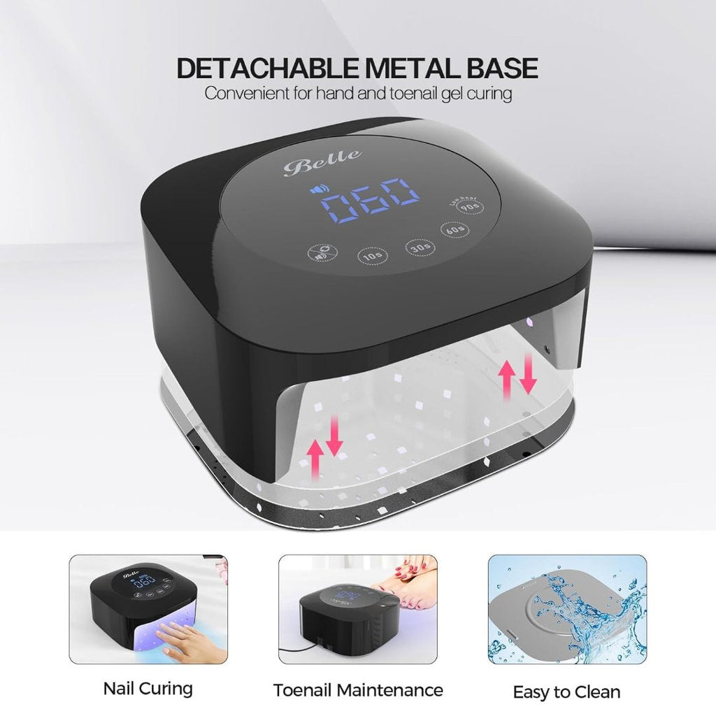 54W Professional Best Gel Nail Lamp for Gel Polish with Large LCD Touch Screen