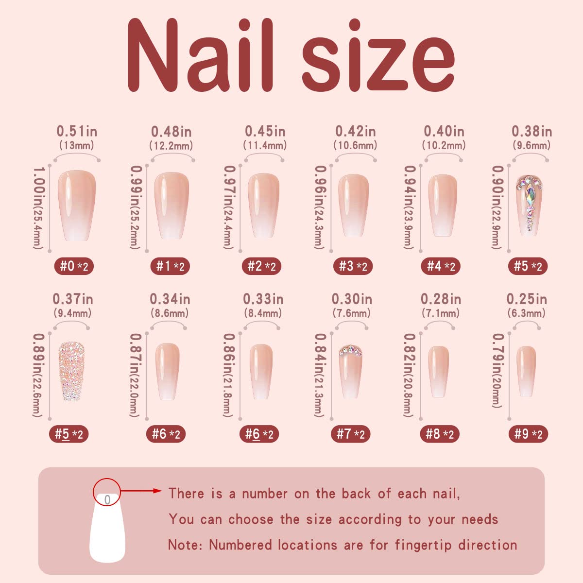 24 Pcs Advanced Best Glue On Nails That Last, Luxurious Rhinestone Design Reusable Fake Nails