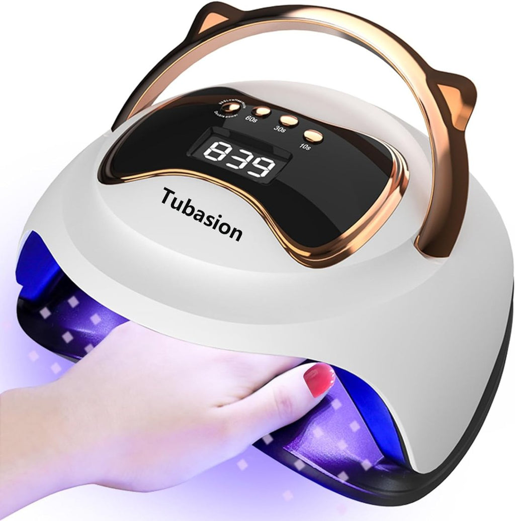 120W Fast Curing Gel Manicure Light for Nails with 4 Timer LCD Display UV LED Light for Nails