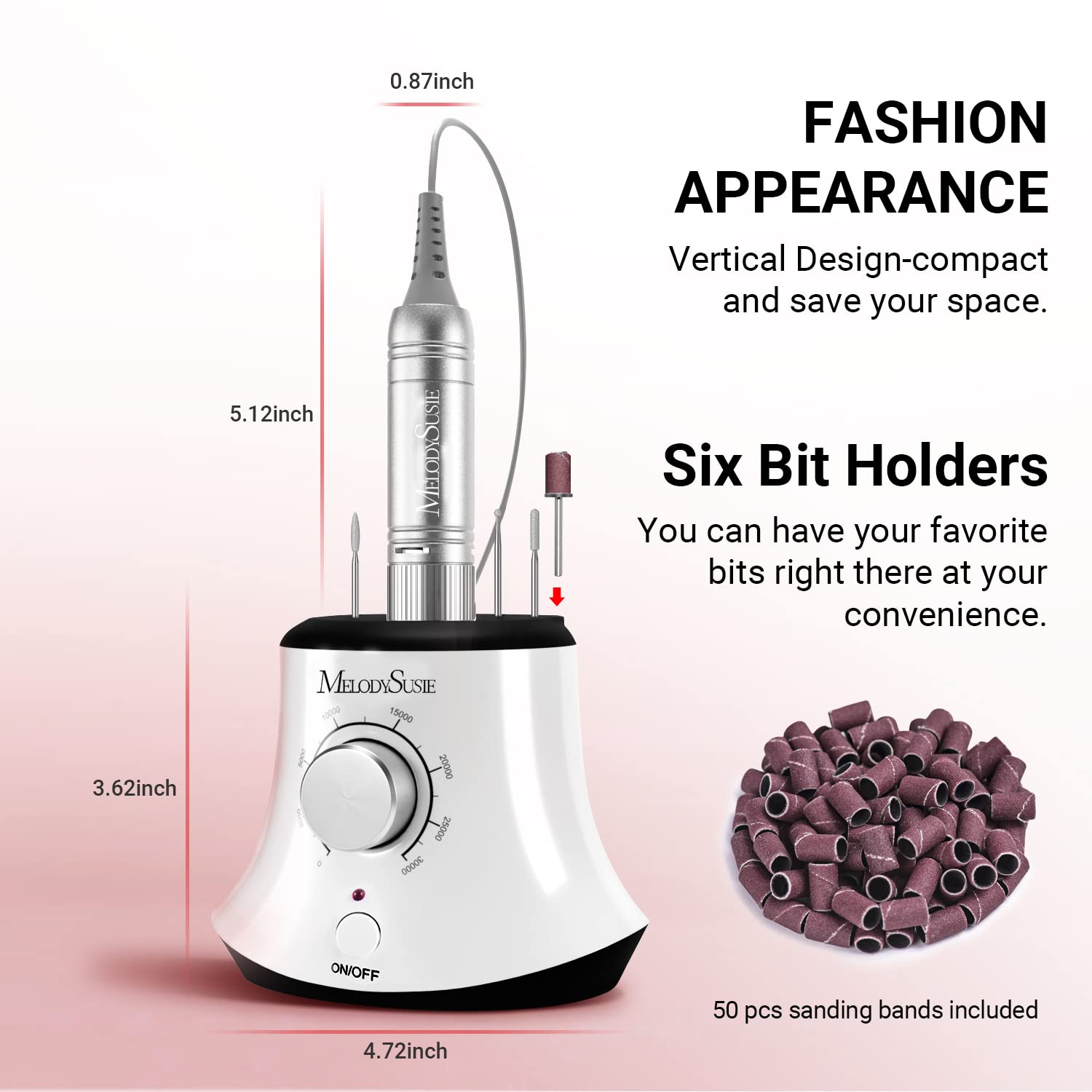 30000 RPM Professional Nail Drill Nearby, Electric Cuticle Remover for Shaping, Professional Nail Drill Kit