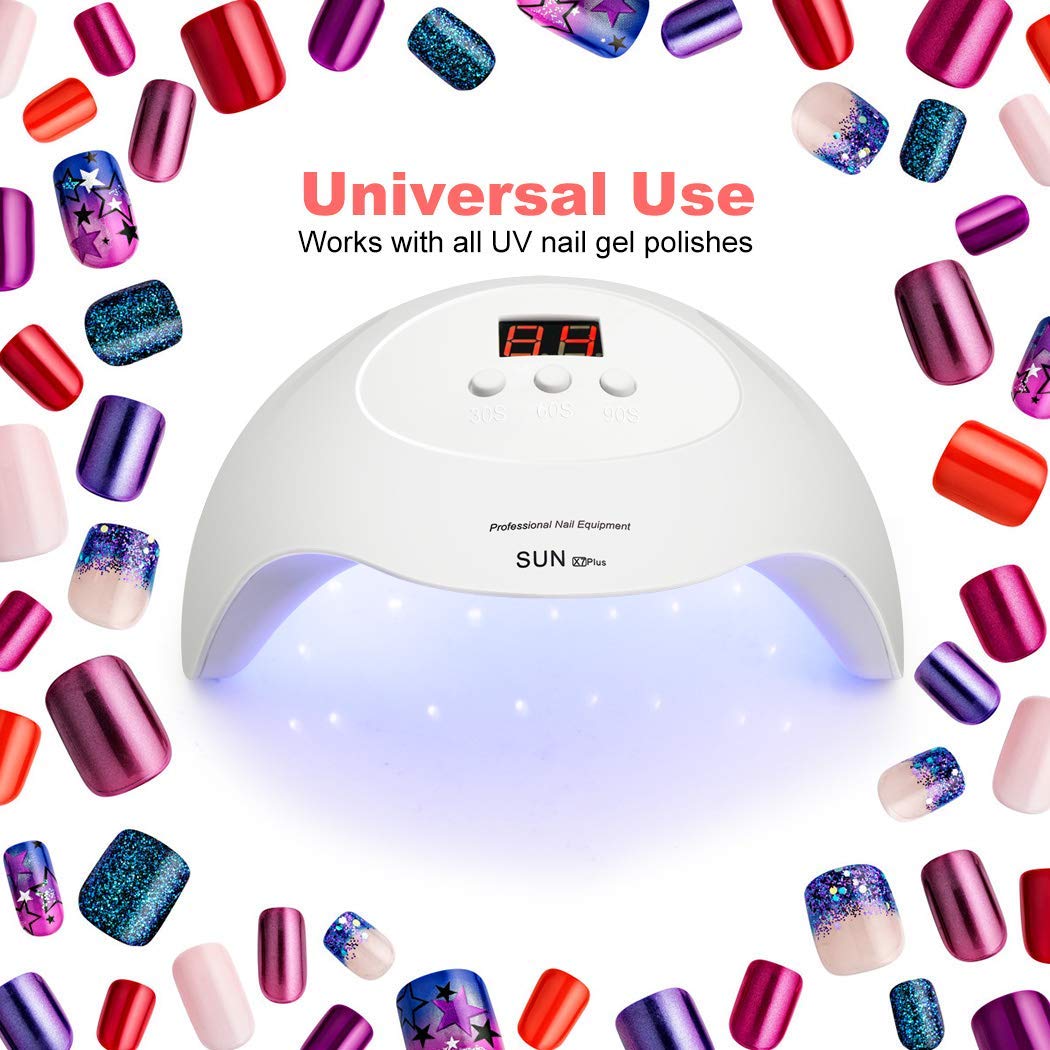 LED Light Nail Lamp for Gel Nails 3 Timers Good UV Nail L amp for Regular Polish Nail Dryer for Gel Nails
