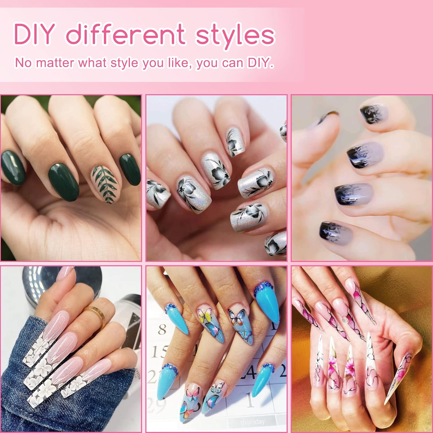 UV Nail Lamp Best with 3 Timers Nail Dryer Professional Nail UV Light for Gel Polish with Adapter