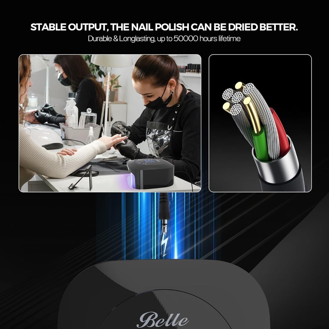 54W Professional Best Gel Nail Lamp for Gel Polish with Large LCD Touch Screen