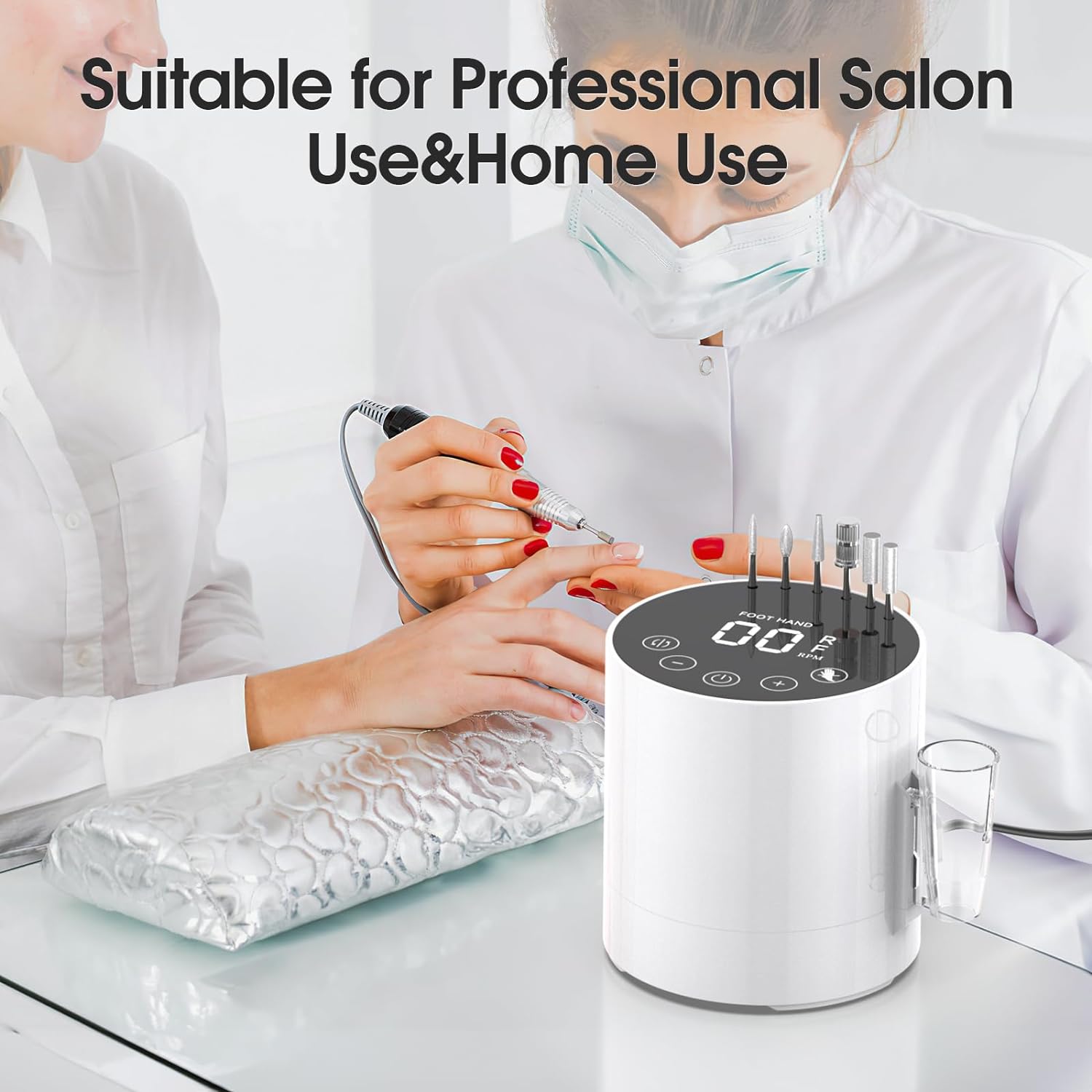 Best Electric Nail Drill 11 in 1 Kit, 35000 RPM Acrylic Nail File, Electric Nail File Near Me Remove Nail Gel