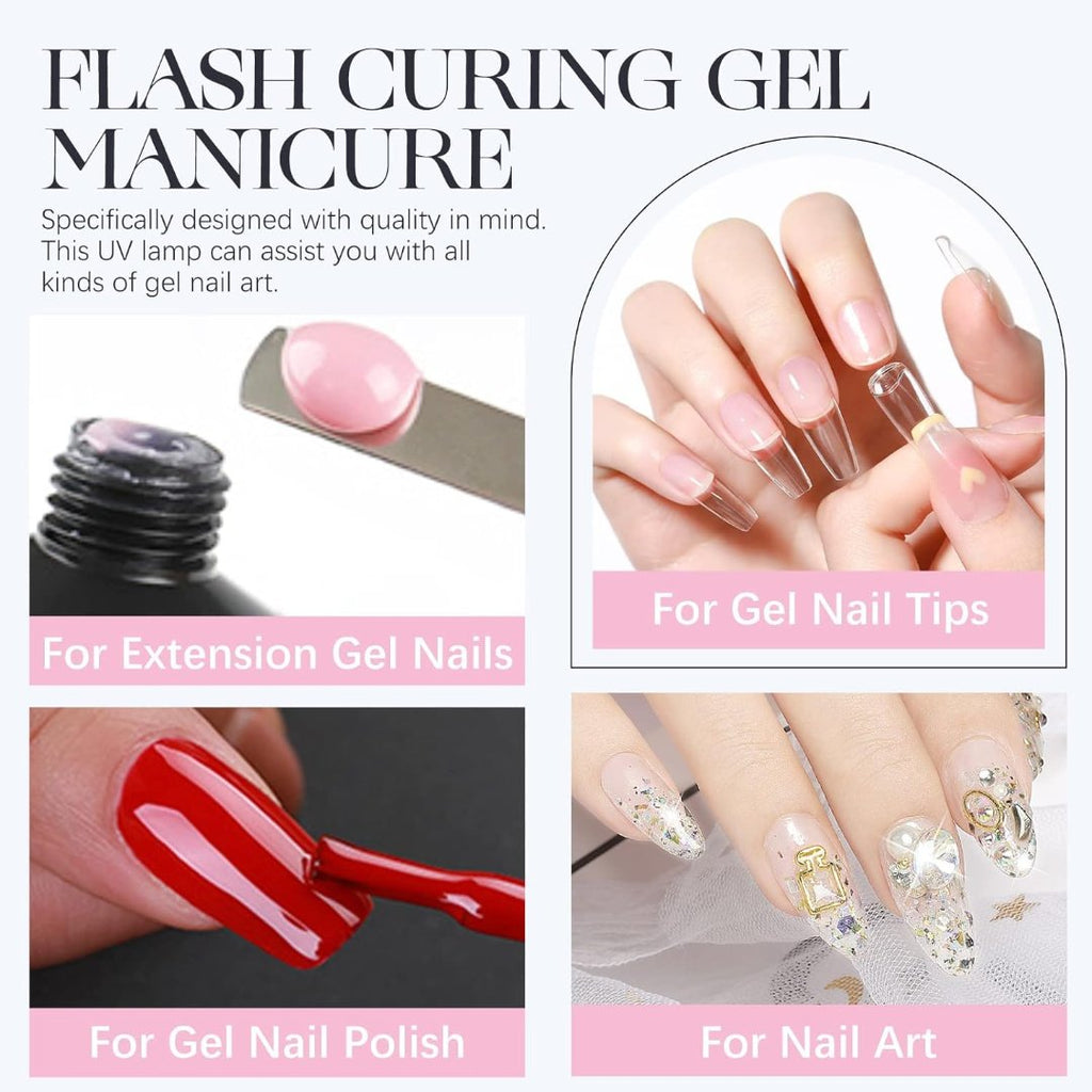 Mini Gelish Nail Dryer for Fake Nails Easy and Flash Lamp LED Nails For Nail Extension System
