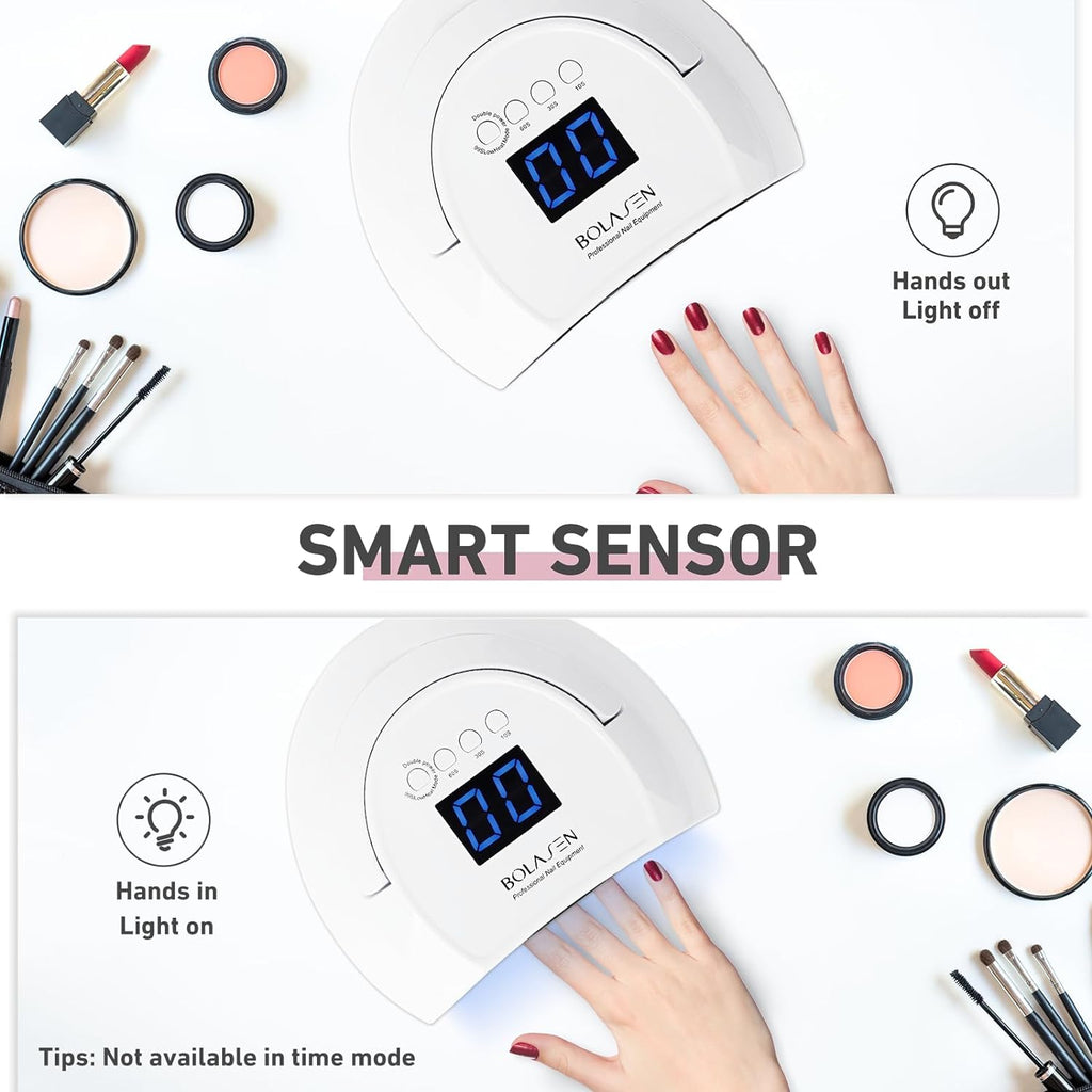Professional Gel UV Nail Dryer Machine 80W LED Nail Dryer for Gel Polish with 4 Timers
