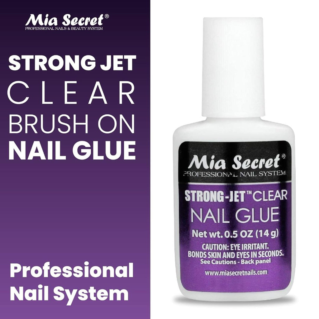 Best Acrylic Nail Glue Ideal to adhere Crystals Over Any Acrylic 14g