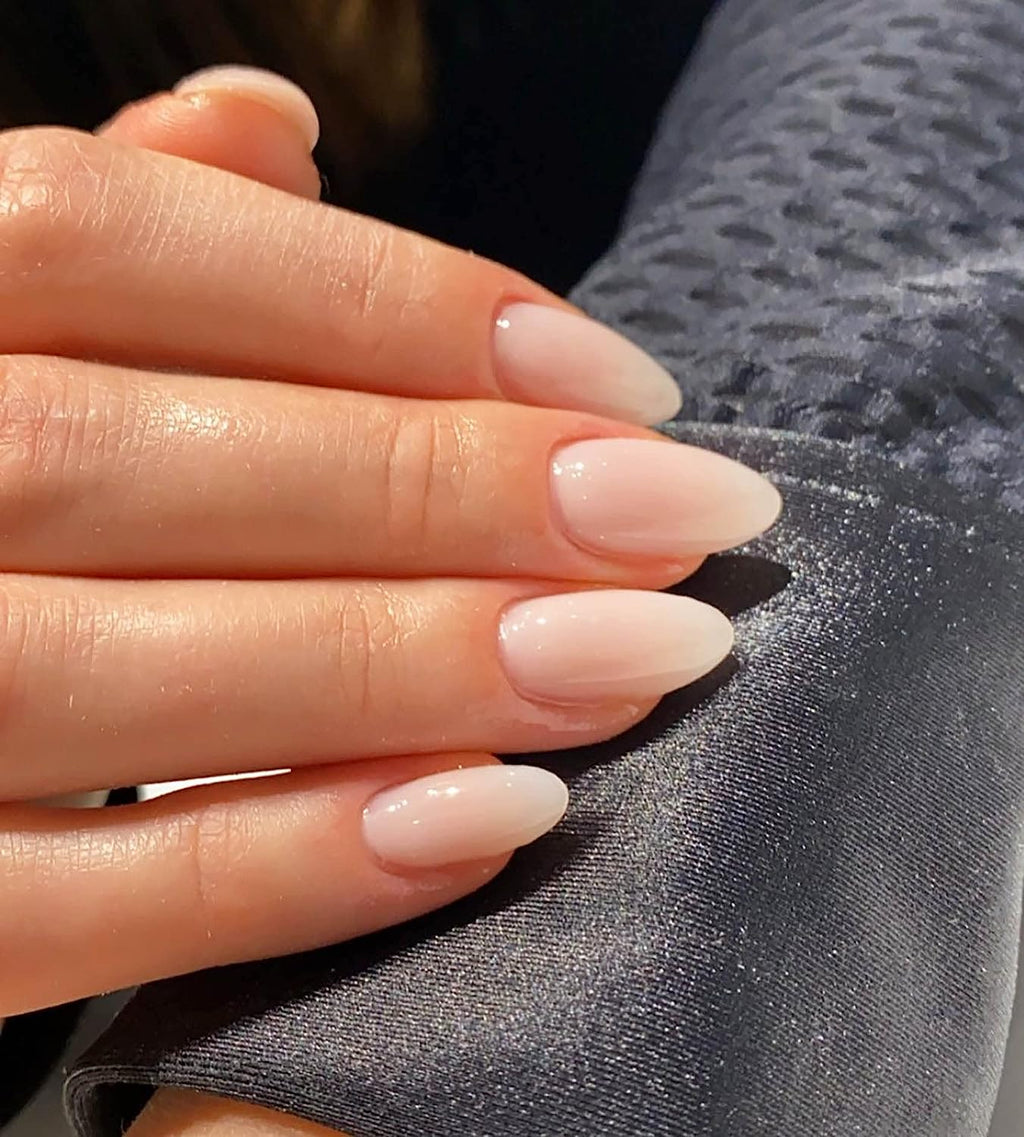 24 Pcs Press On Nail Stickers Medium, French Manicure Press On Nails with Glue, Best Quality Acrylic Nails for Women