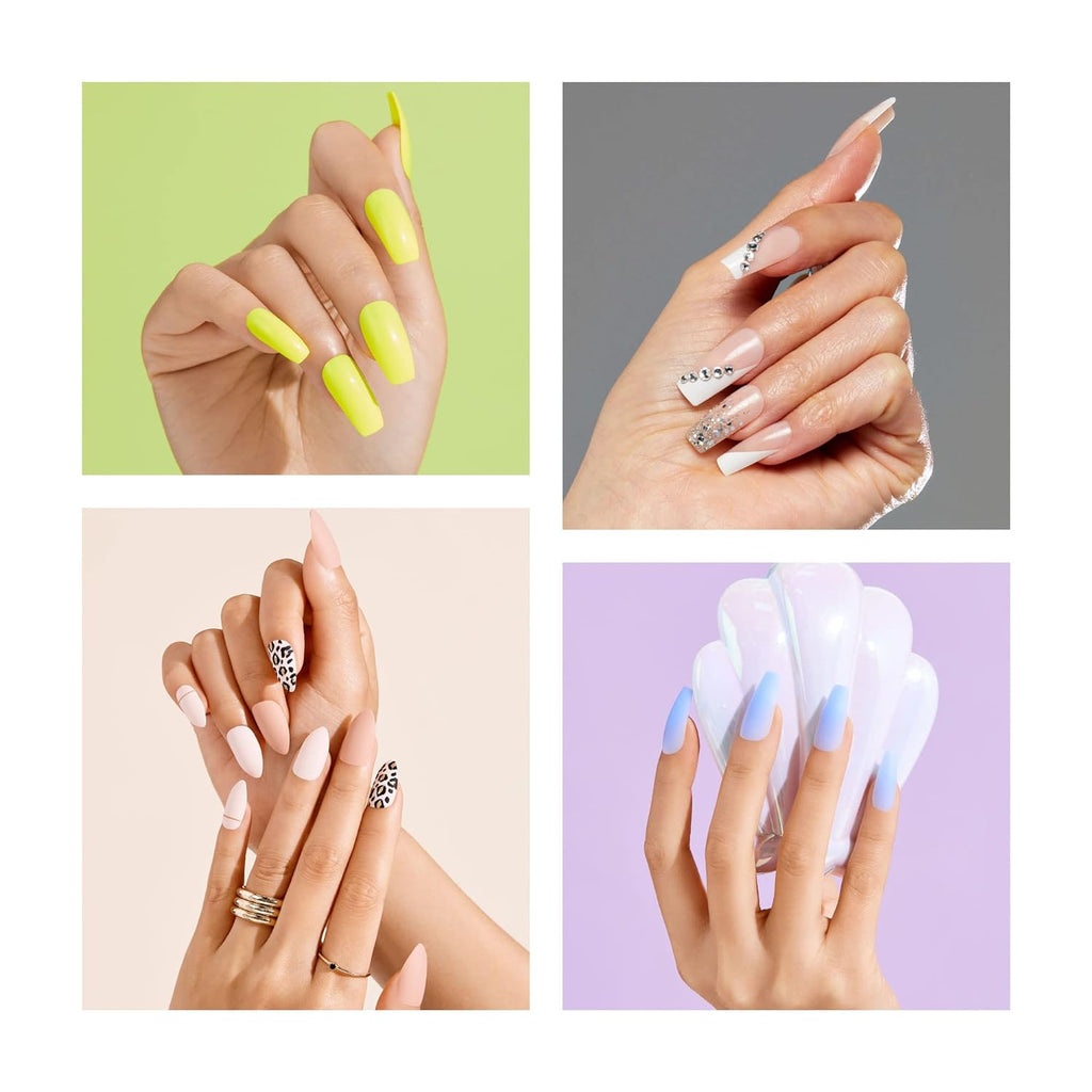 Strong Nail Glue For Nail Tips, Static Nail Glue For Nail Tips, Best Glue On Nails That Last for Acrylic Nails (Pack of 5)