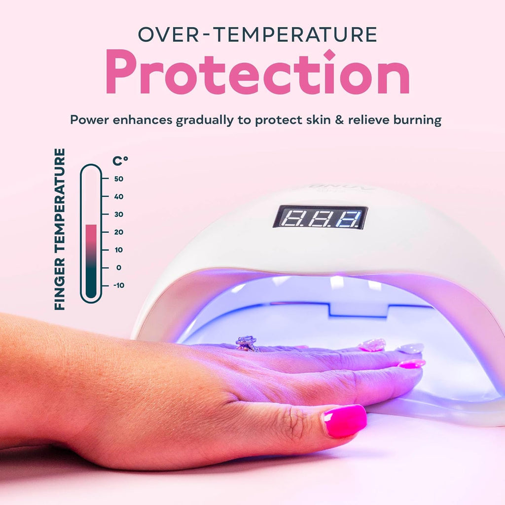 Gel Manicure Dryer with Timer Settings User Friendly UV Lamp Light for Nails Gel Lamp UV
