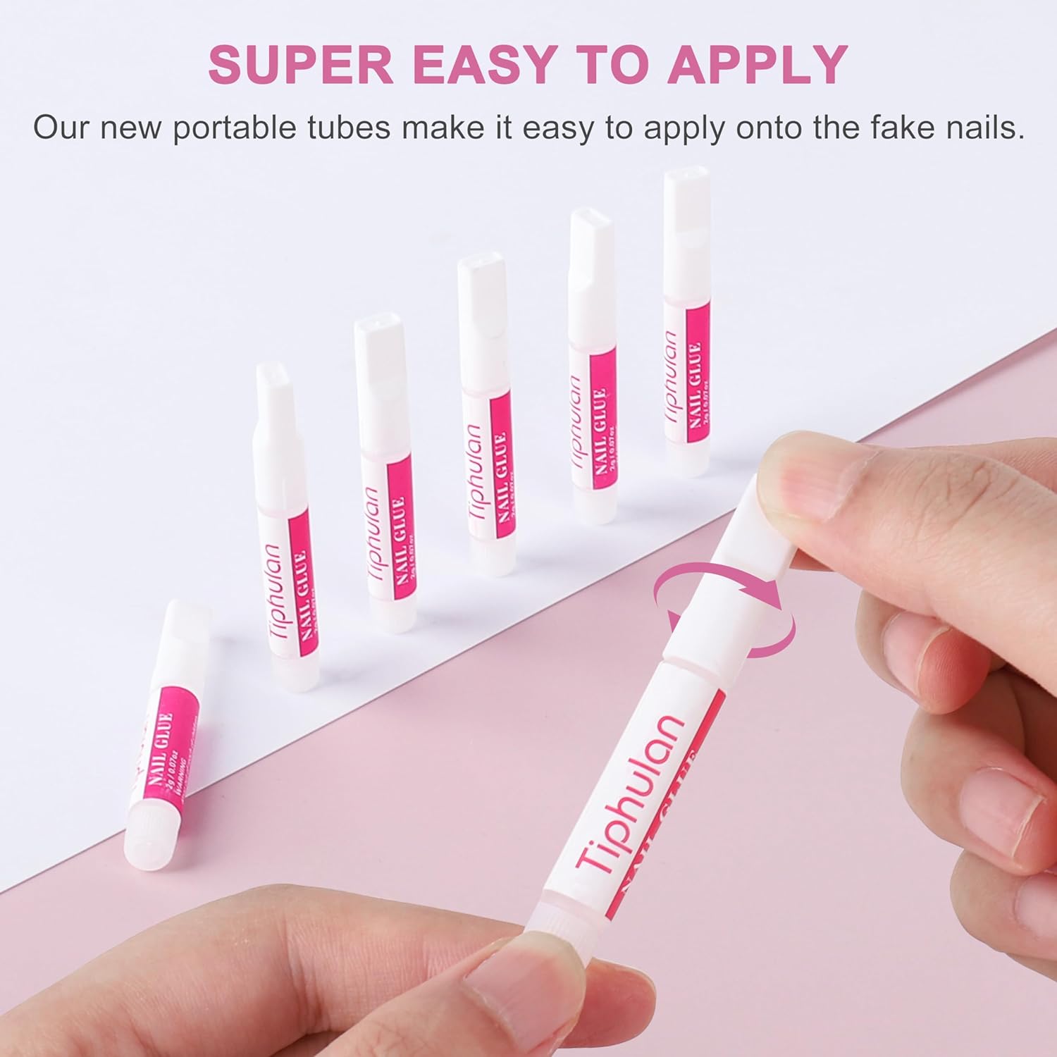 Best Drugstore Nail Glue For Nail Tips, 20Pcs 40ml Uv Nail Gel Glue, Nail Salon Nail Glue For Nail Tips