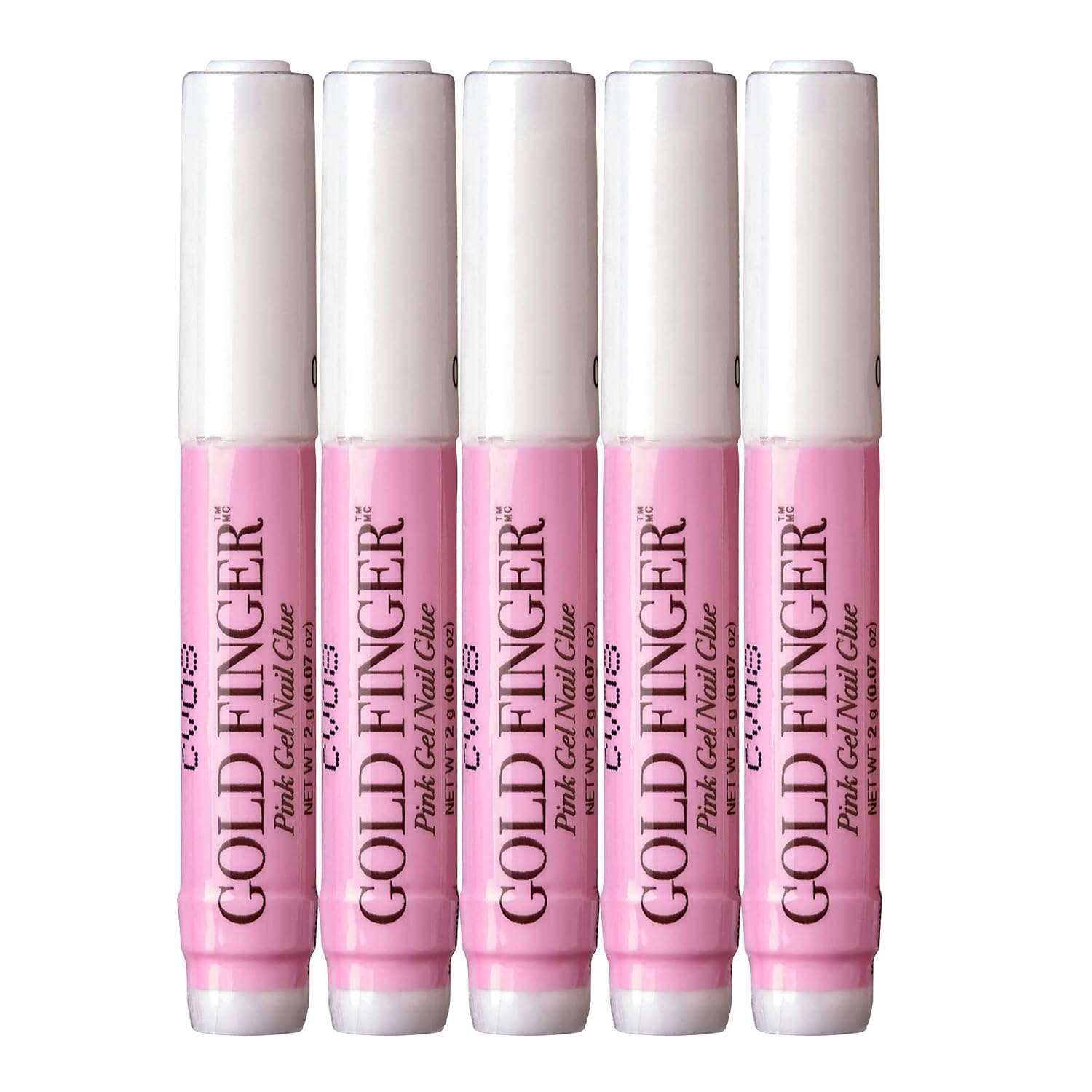 Strong Nail Glue For Nail Tips, Static Nail Glue For Nail Tips, Best Glue On Nails That Last for Acrylic Nails (Pack of 5)