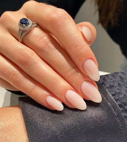 24 Pcs Press On Nail Stickers Medium, French Manicure Press On Nails with Glue, Best Quality Acrylic Nails for Women