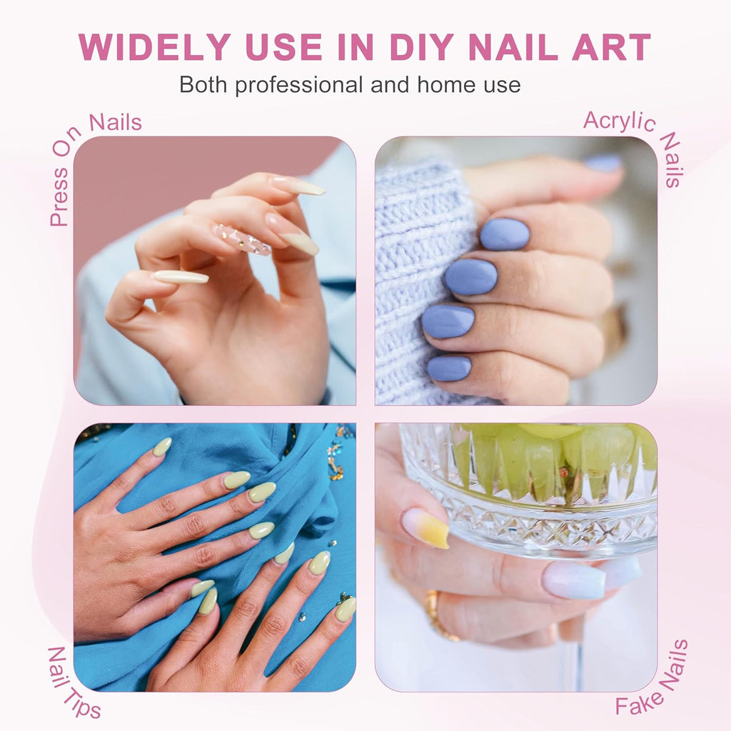 Best Drugstore Nail Glue For Nail Tips, 20Pcs 40ml Uv Nail Gel Glue, Nail Salon Nail Glue For Nail Tips