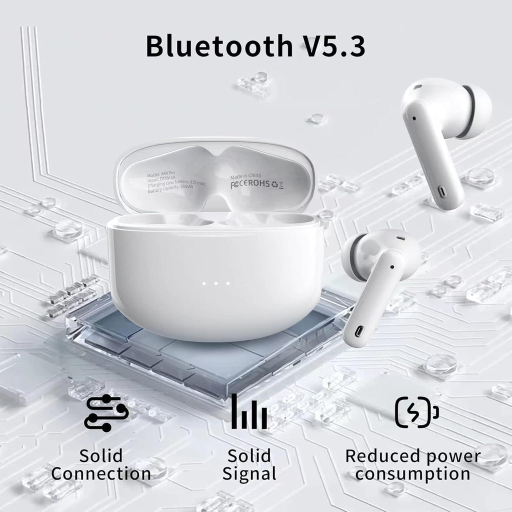 2026 Best Bluetooth Earbuds with Charging Case, 50H Stereo Sound
