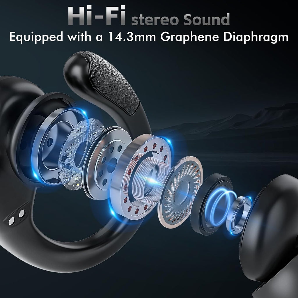 Wireless Earbuds for Android, 80H Playback Bluetooth 5.3, Earbuds Running IPX7 Waterproof