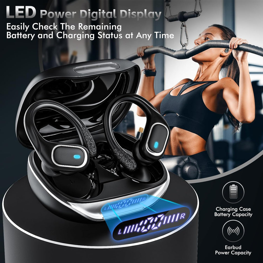 Wireless Earbuds for Android, 80H Playback Bluetooth 5.3, Earbuds Running IPX7 Waterproof