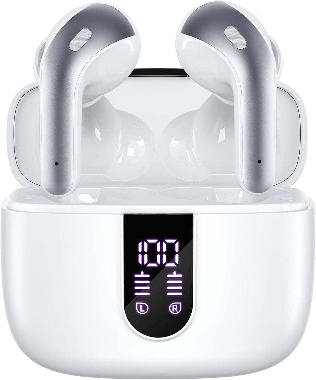 Wireless Headphones In Ear with LED Display, IPX5 Waterproof for Sports