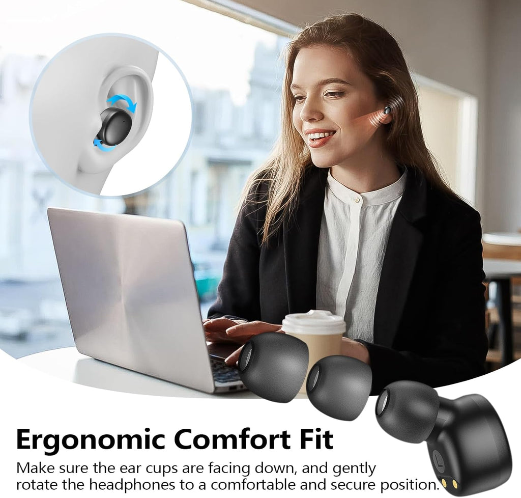 Wireless Earbuds with Bluetooth 5.3, Light Weight Headphones for Sports Lovers & Exercise Men