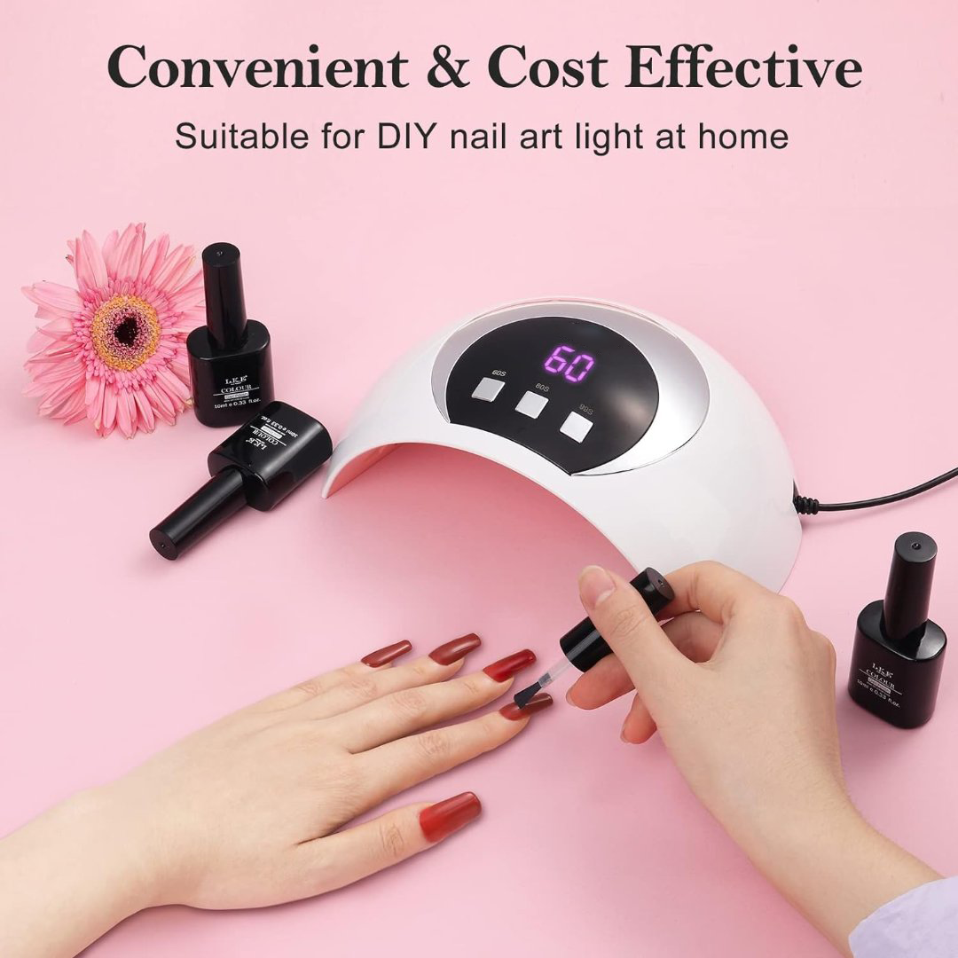54W LED Curing Lamp for Nails with Automatic Sensor, Professional Nail Dryer